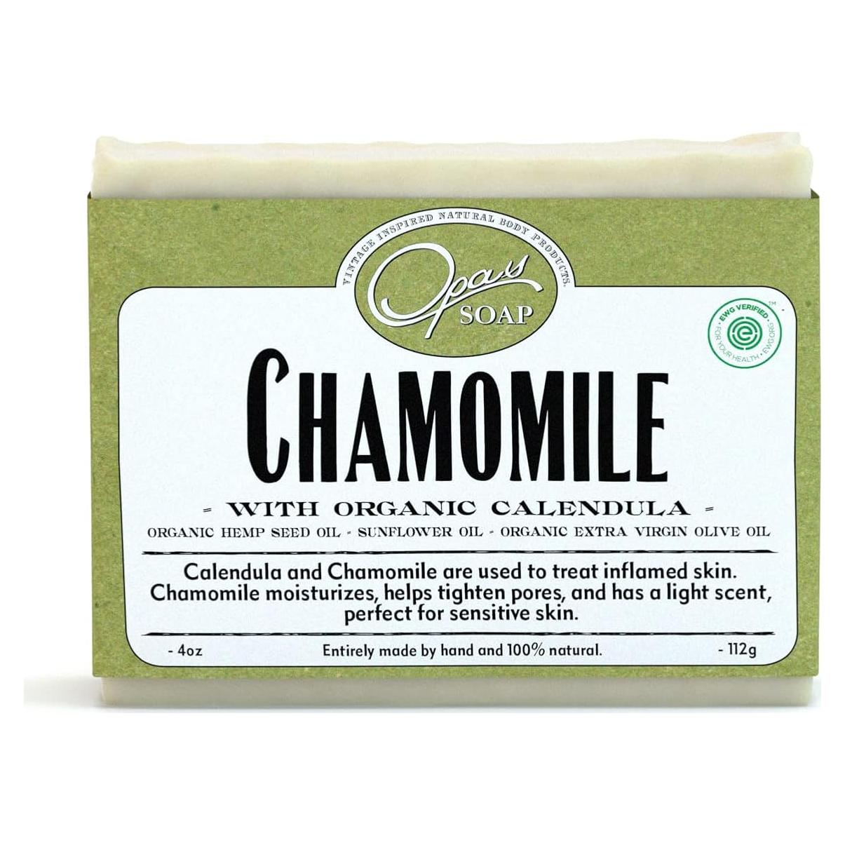 Jabón de Manzanilla Opas Soap 100% Natural para Piel Sensible