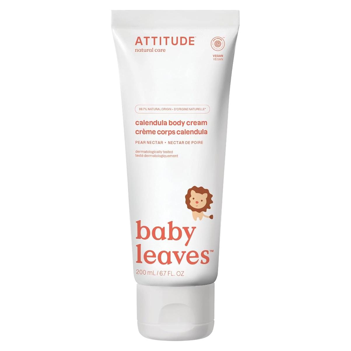 Crema Corporal ATTITUDE Bebé 198.7 ml Vegana Nécatar de Pera