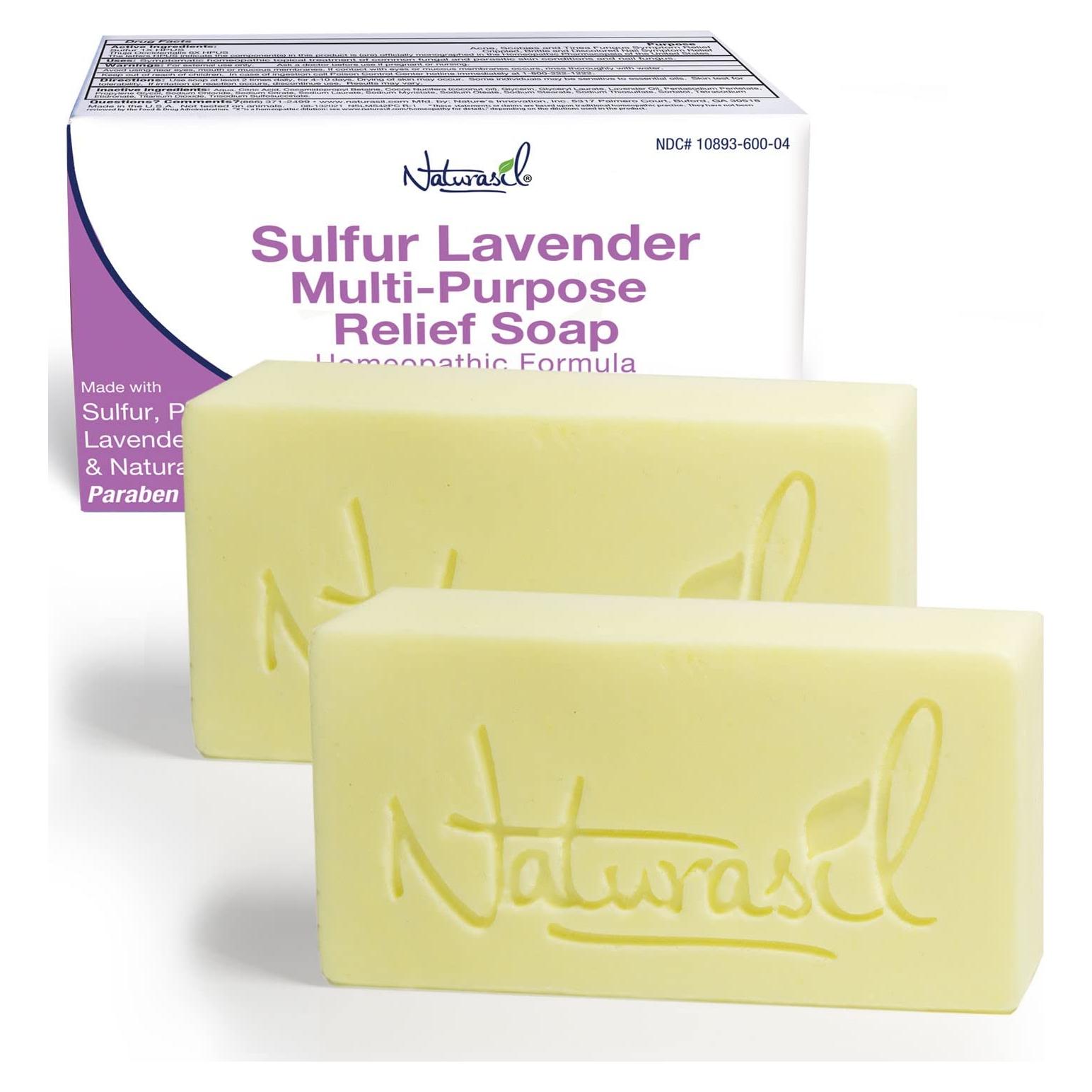 Jabón Naturasil 10% Azufre y Lavanda 113g - Tratamiento Acné