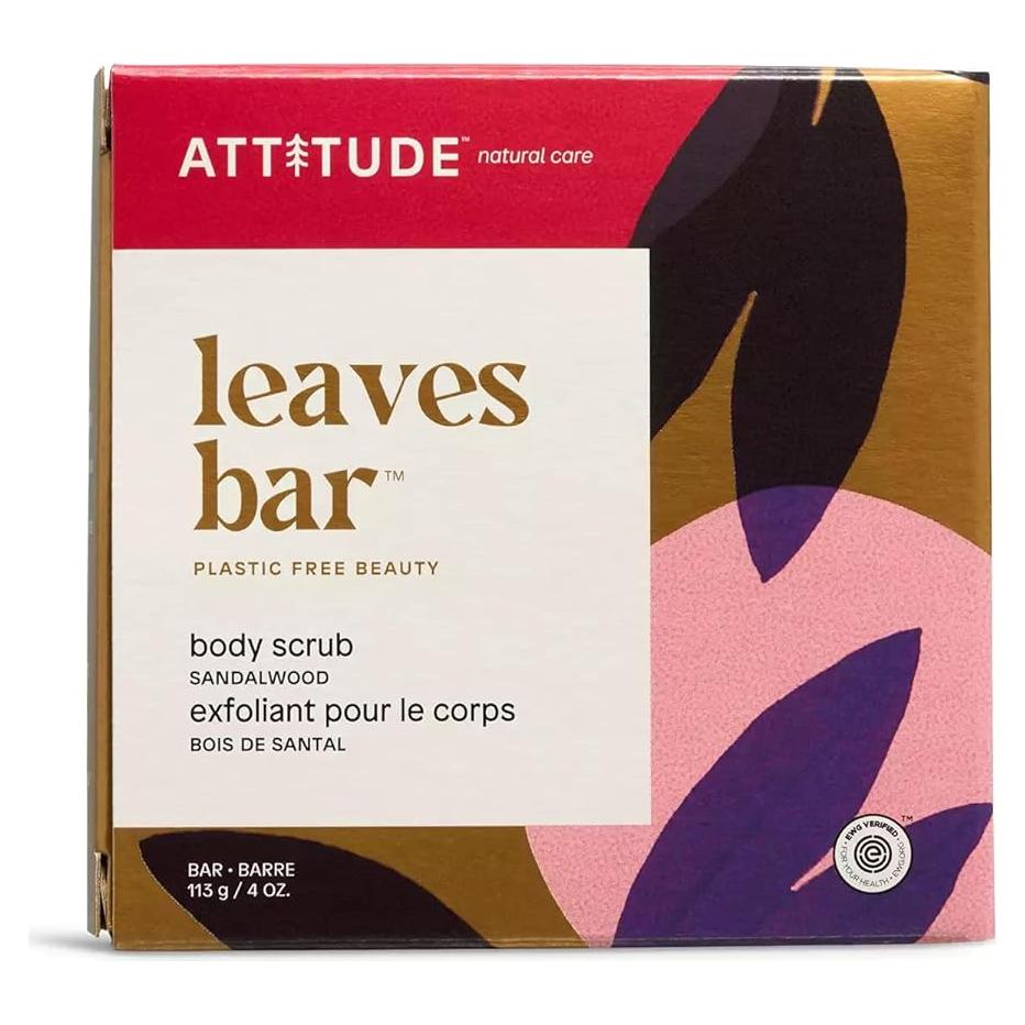 Exfoliante Corporal Vegano ATTITUDE Sándalo 100g - Natural