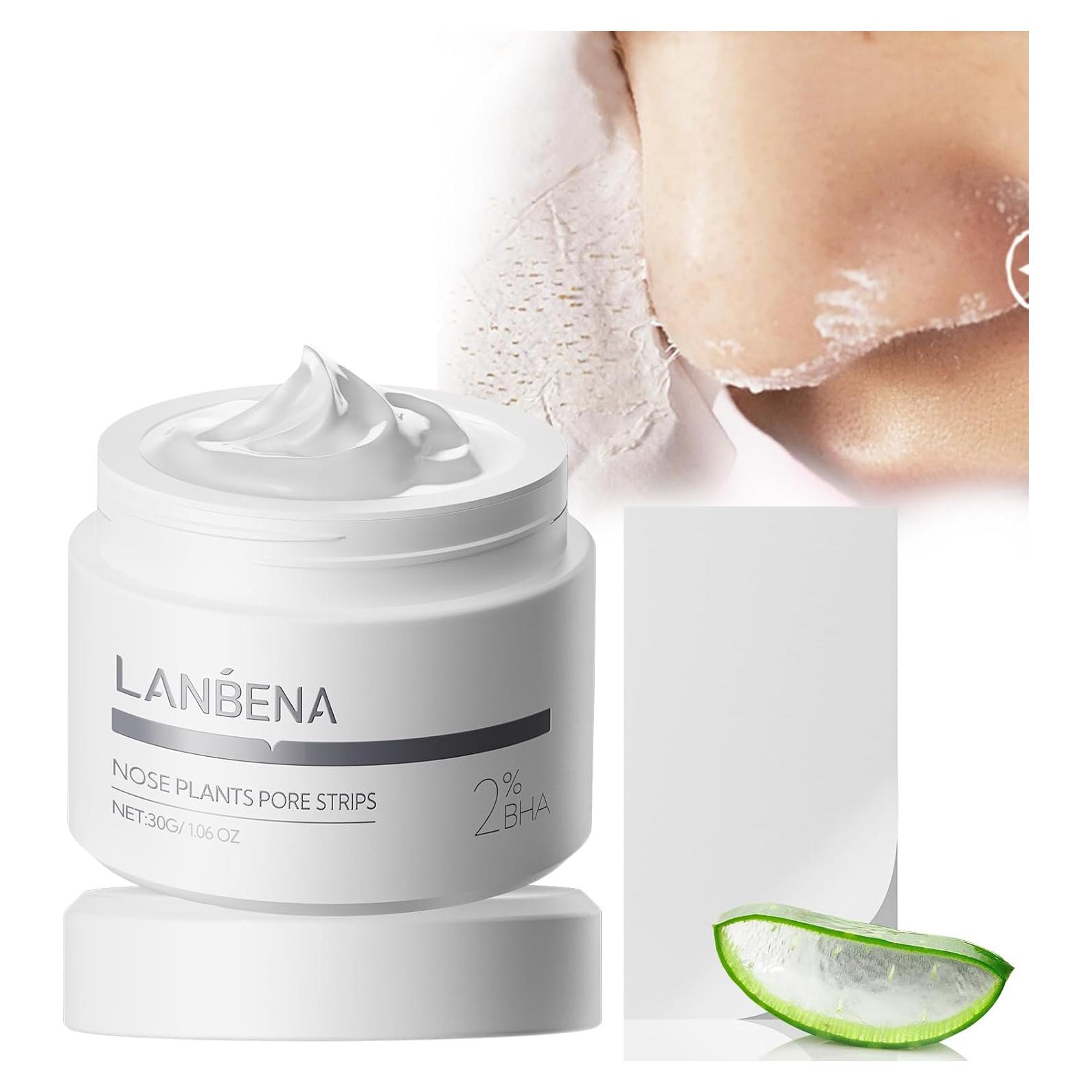 Tiras para Poros Nasales LANBENA 2.0 con Ácido Salicílico
