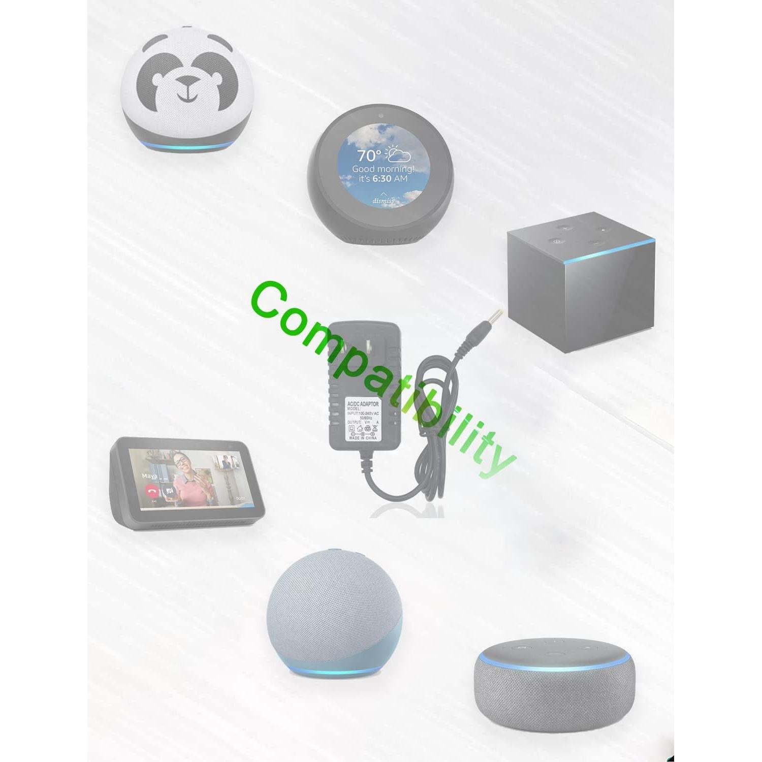 Cable de alimentación 15W para Alexa Dot 4ta/3ra/5ta Gen