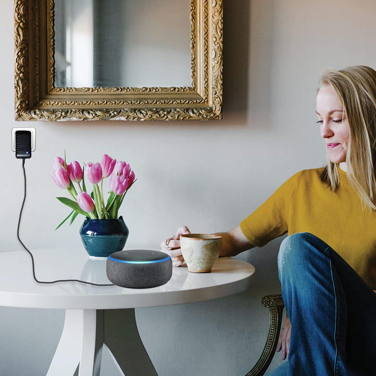 Cable de alimentación 15W para Alexa Dot 4ta/3ra/5ta Gen