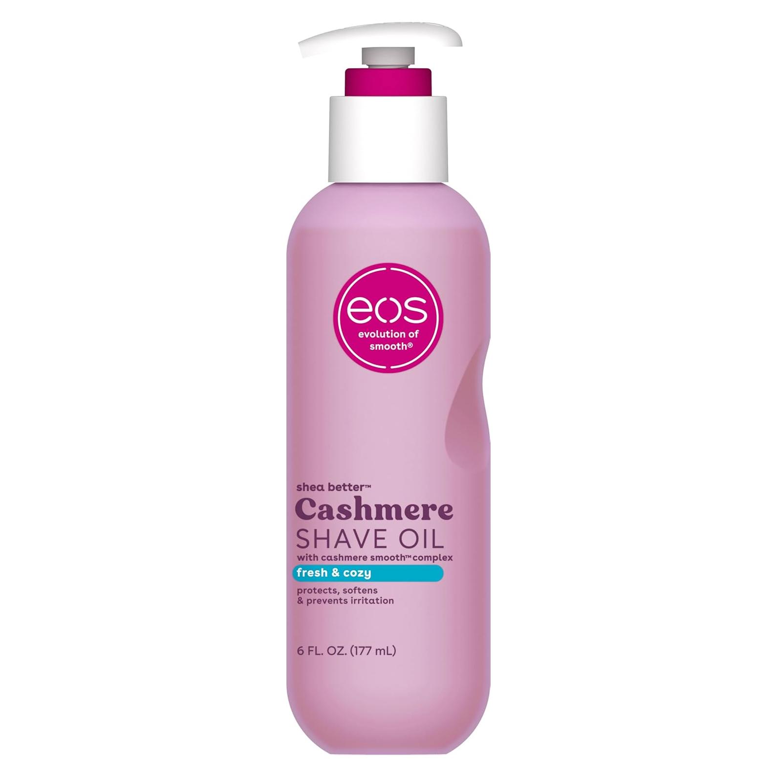 Aceite de Afeitar eos Cachemira 177 ml - Hidratante y Calmante