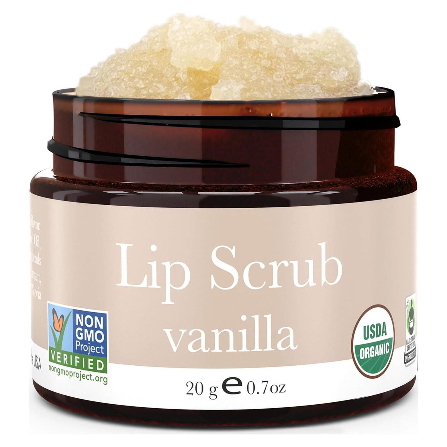 Exfoliante Labial Orgánico Beauty by Earth Vainilla 19.84g