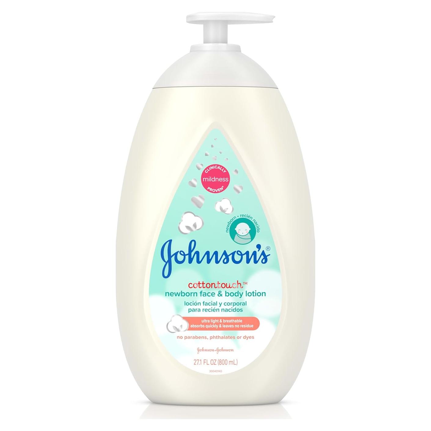 Loción Hidratante para Bebé Johnson's CottonTouch 800 ml