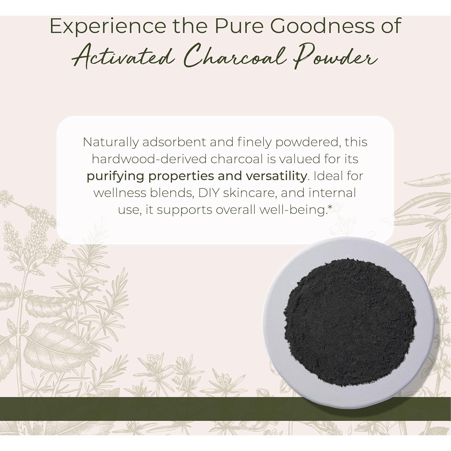 Polvo de Carbón Activado Starwest Botanicals 0.45 kg Grado Alimenticio