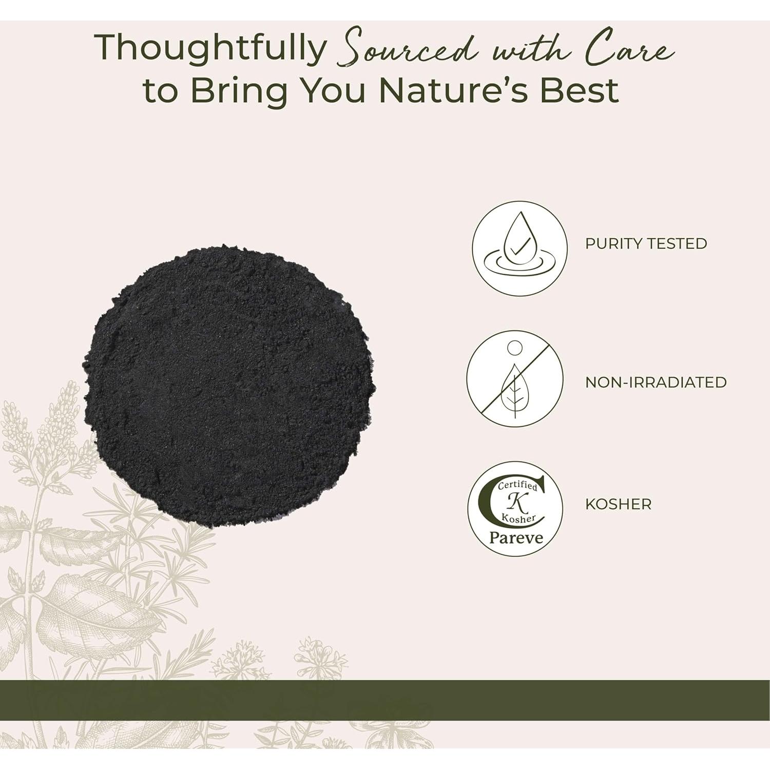 Polvo de Carbón Activado Starwest Botanicals 0.45 kg Grado Alimenticio