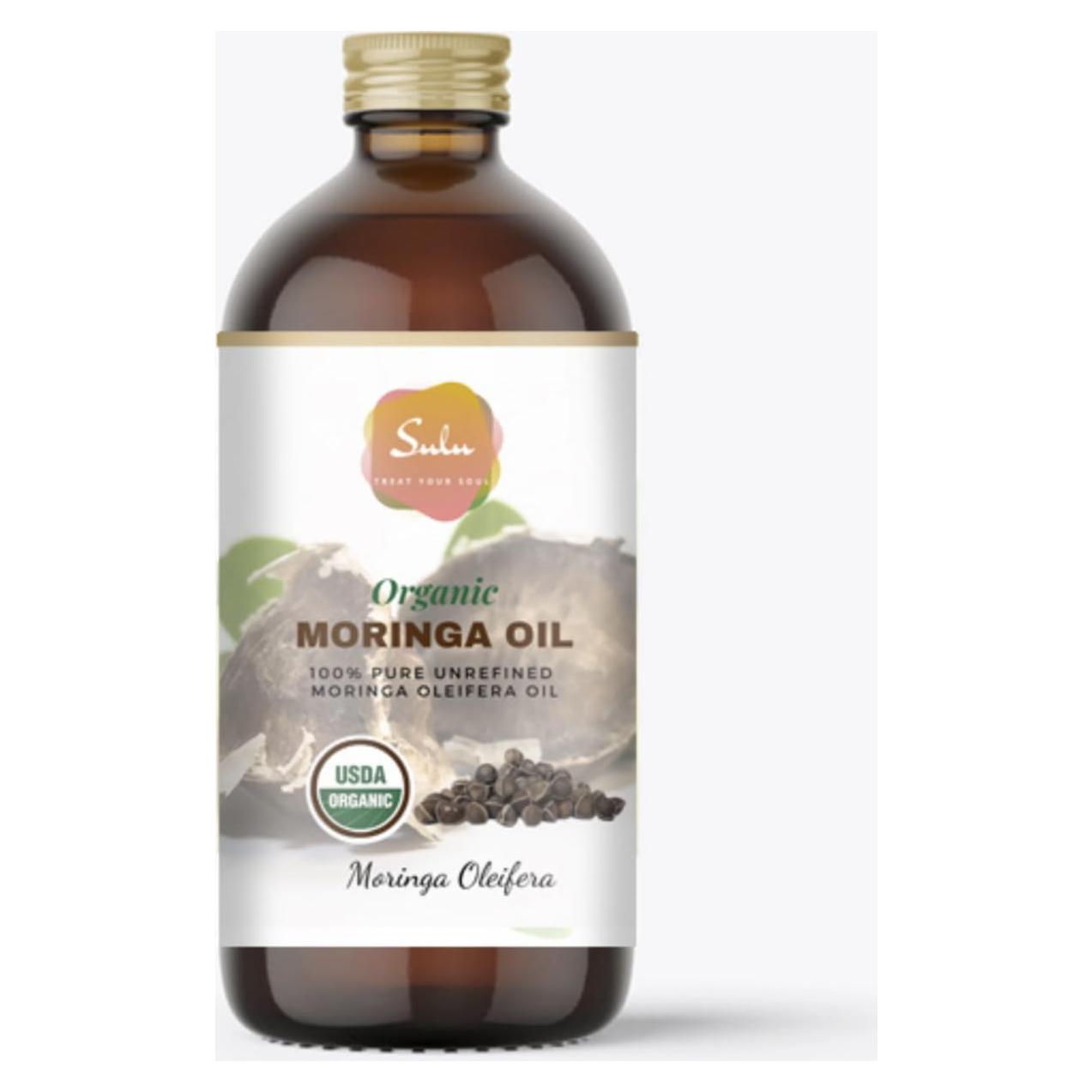 Aceite de Moringa Orgánico SULU 473 ml Prensado en Frío