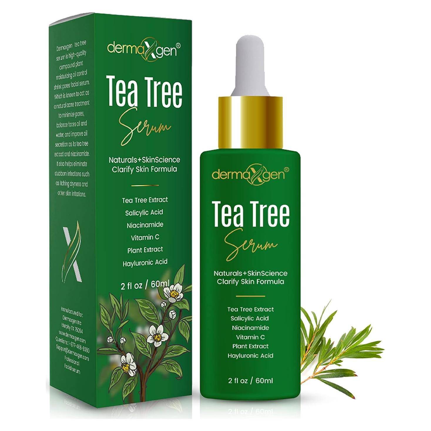 Suero Iluminador Orgánico Dermaxgen 60 ml - Aceite de Árbol de Té y Vitamina C