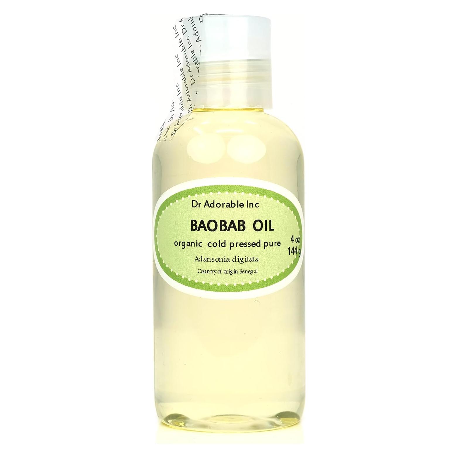 Aceite de Baobab Orgánico Dr Adorable 113.4 g Prensado en Frío