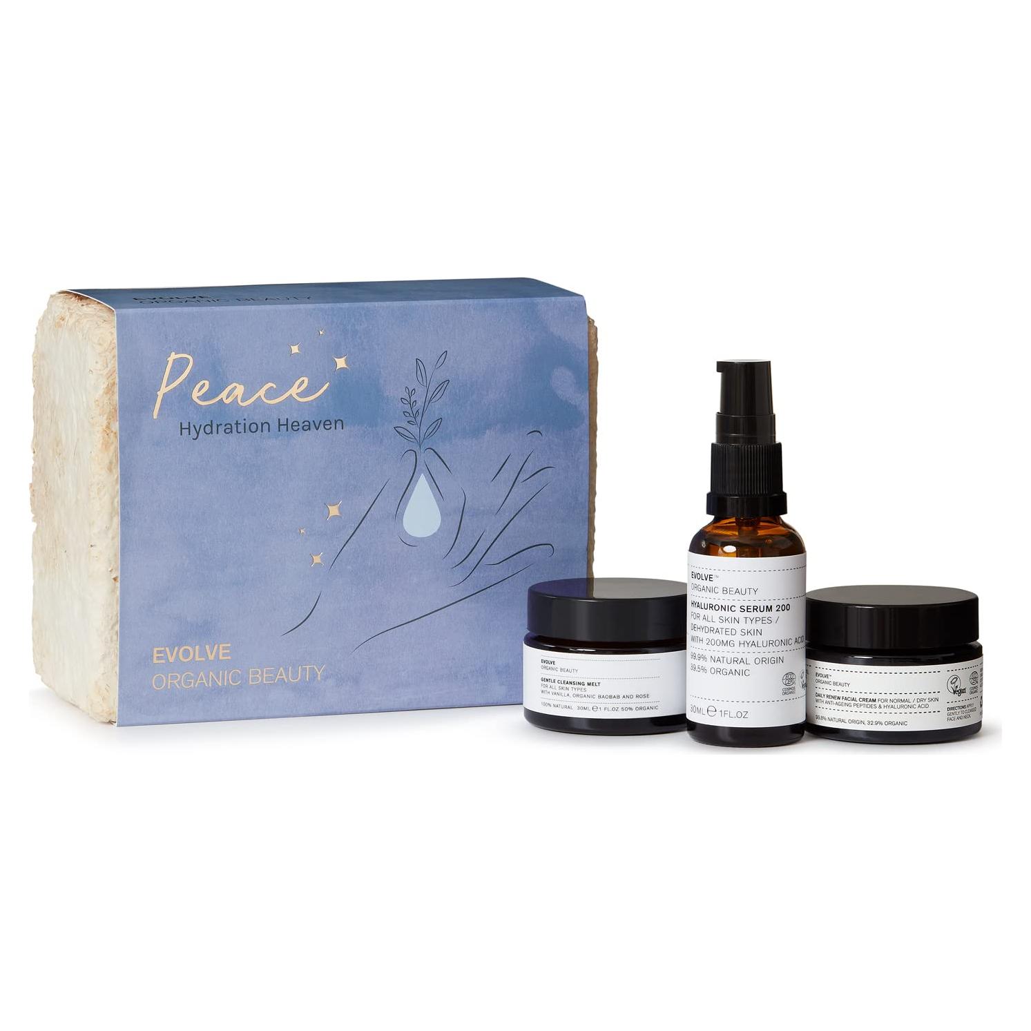 Kit de Cuidado de Piel Evolve - Hidratación Celestial 3 Piezas