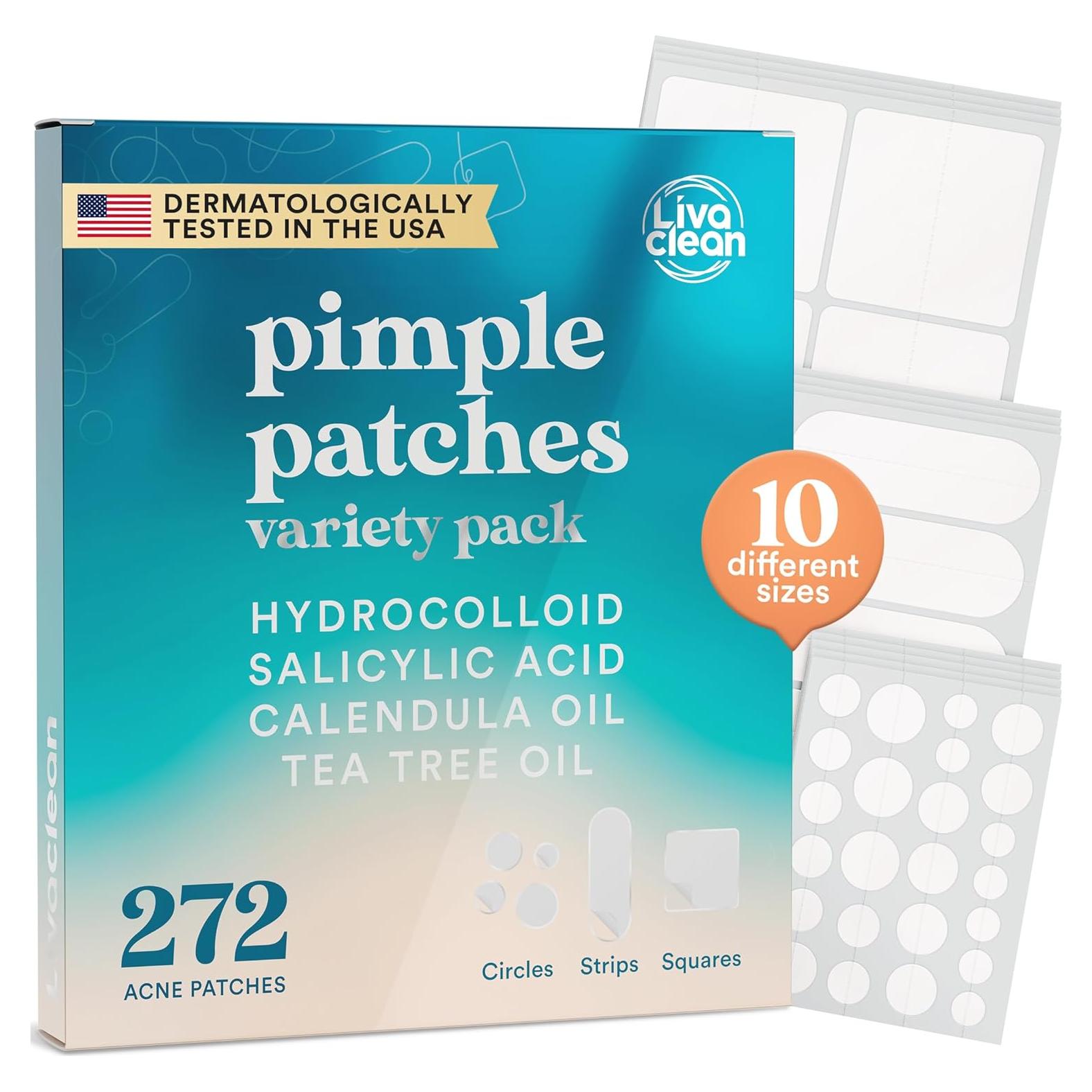 Parches Hidrocoloides para Acné LivaClean - 272 Unidades