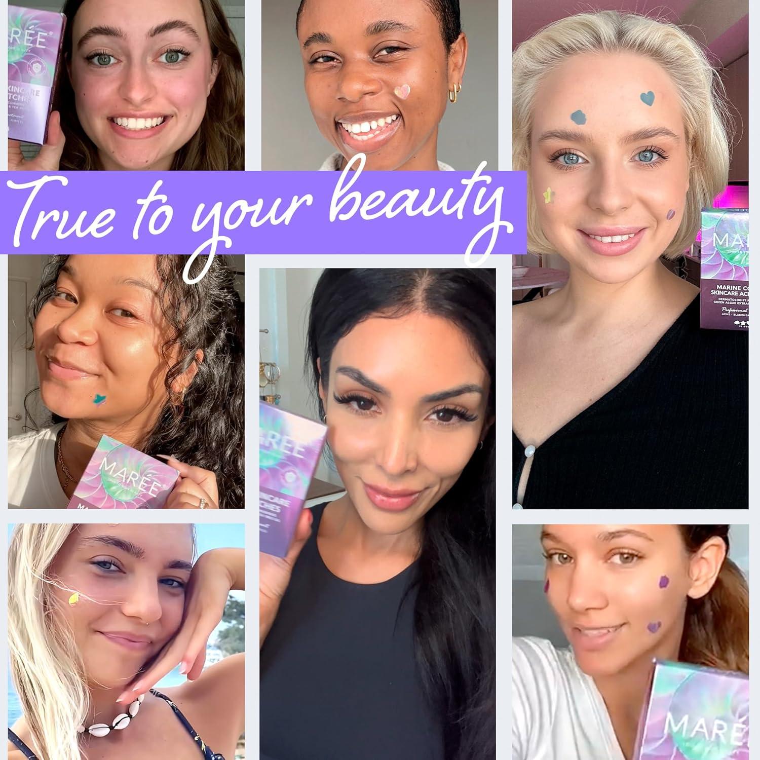 Parches para Acné MAREE Star - 72 Unidades Hidrocoloides