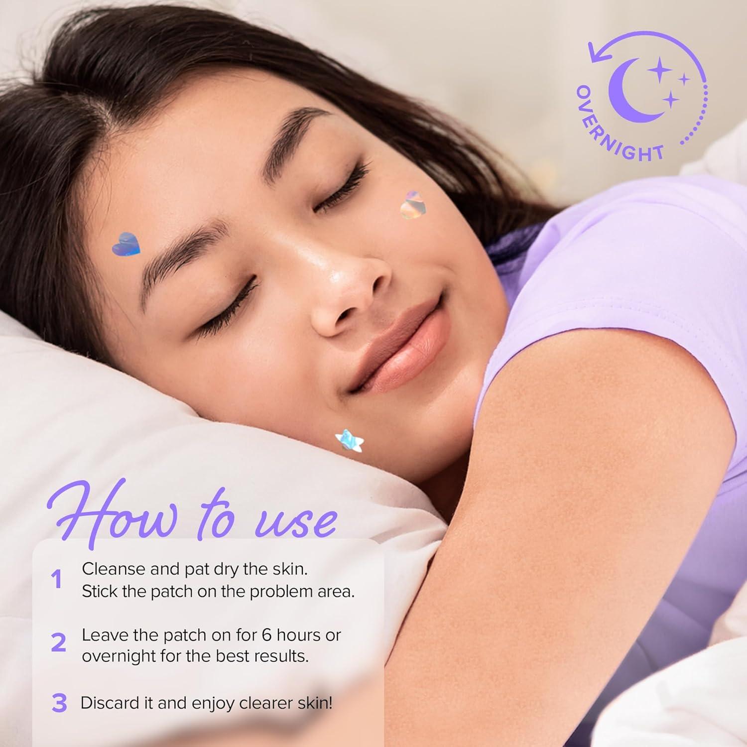 Parches para Acné MAREE Star - 72 Unidades Hidrocoloides