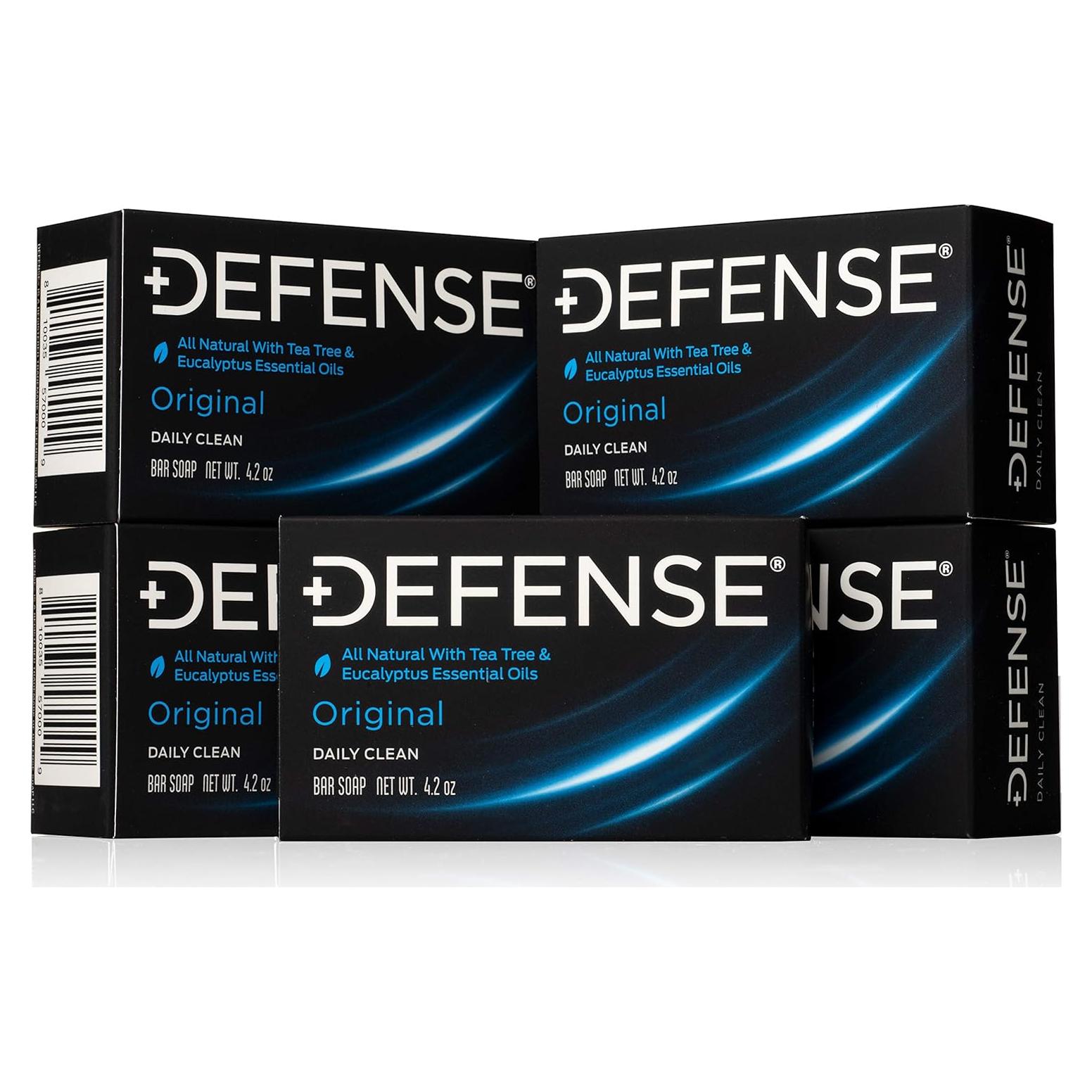 Jabón Natural en Barra Defense Soap 5pk - Árbol de Té y Eucalipto