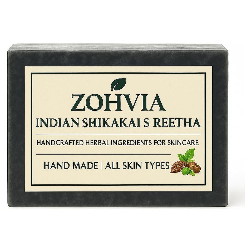 Jabón Herbal Ayurvédico Zohvia 125g con Shikakai y Amla
