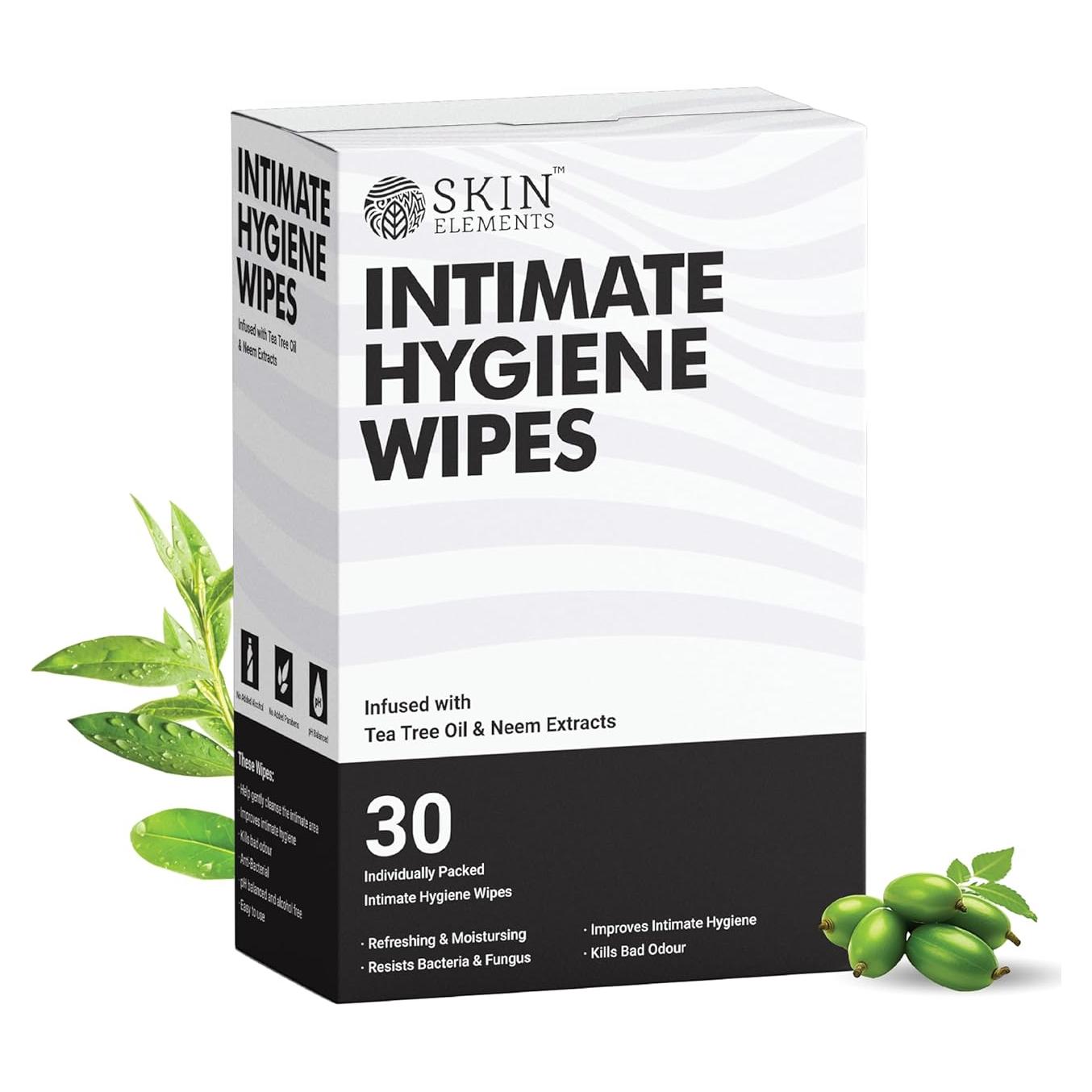 Toallitas Húmedas de Higiene Íntima Skin Elements | 30 Unidades | pH Equilibrado