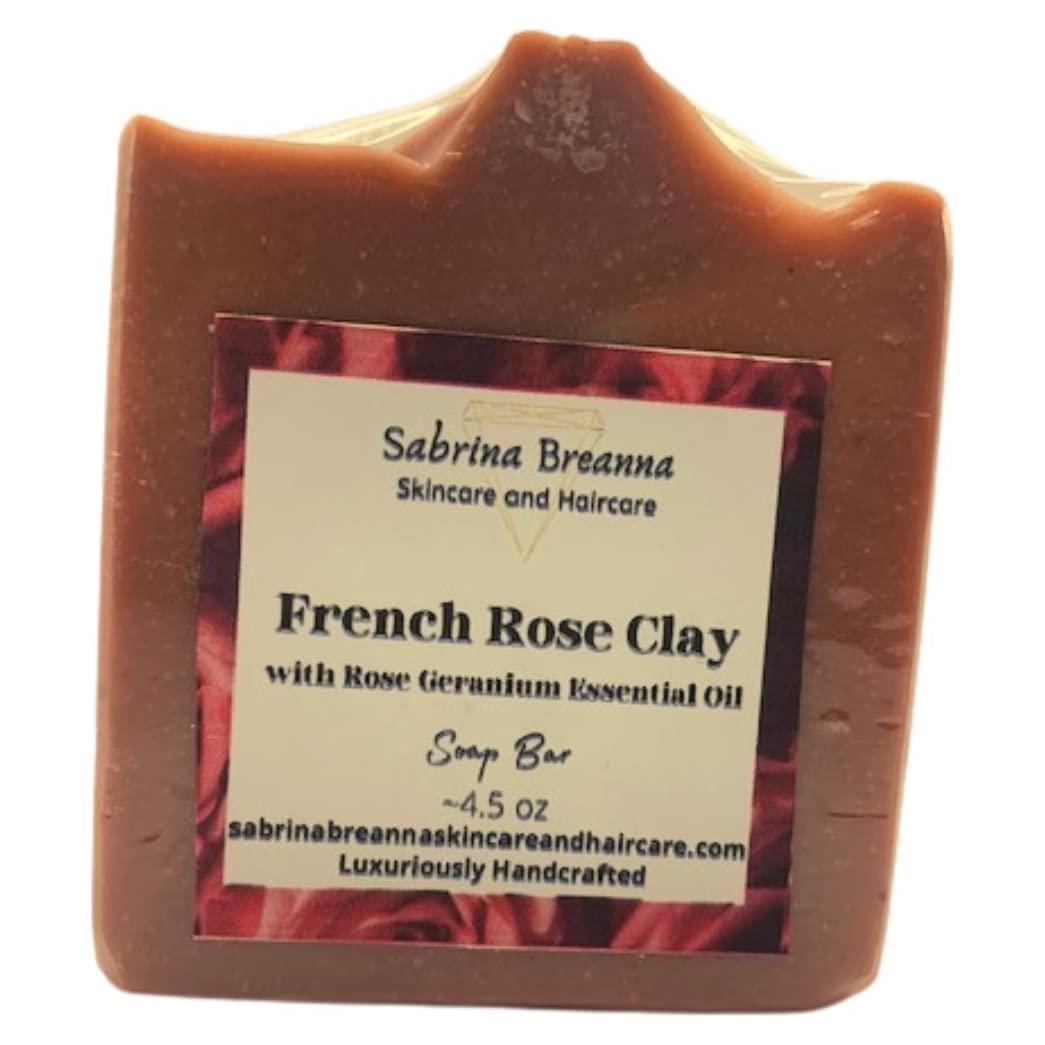 Jabón Natural de Arcilla Rosa Francesa Vegano 113g