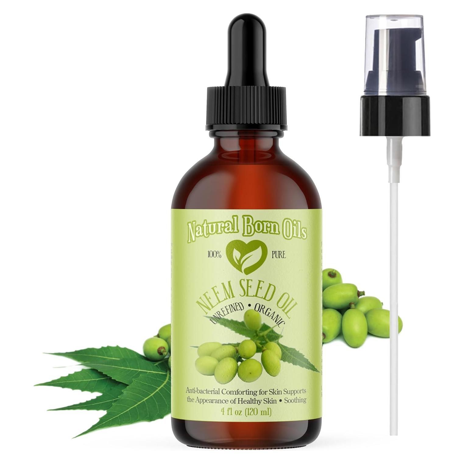 Aceite de Semilla de Neem 118ml Natural Born Oils Orgánico