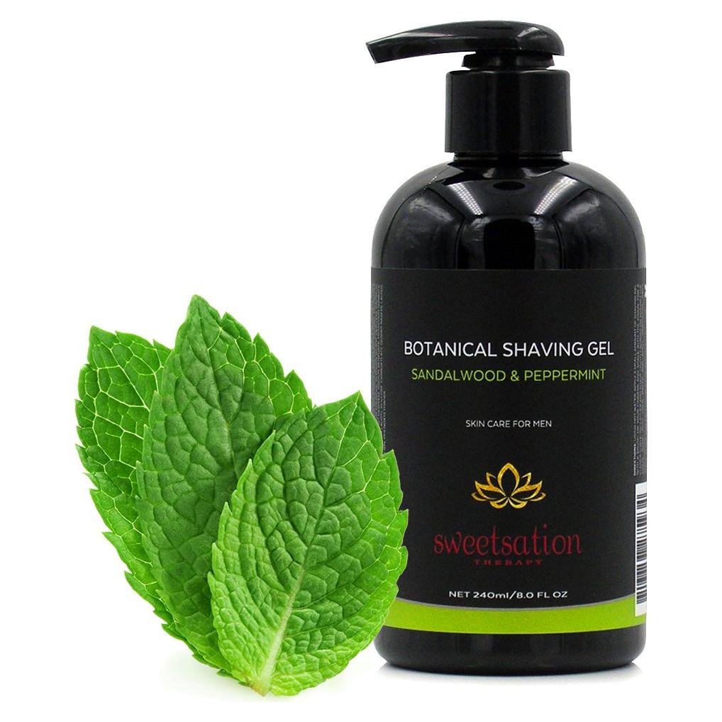 Gel de Afeitar Natural Argania 226g Sándalo y Menta