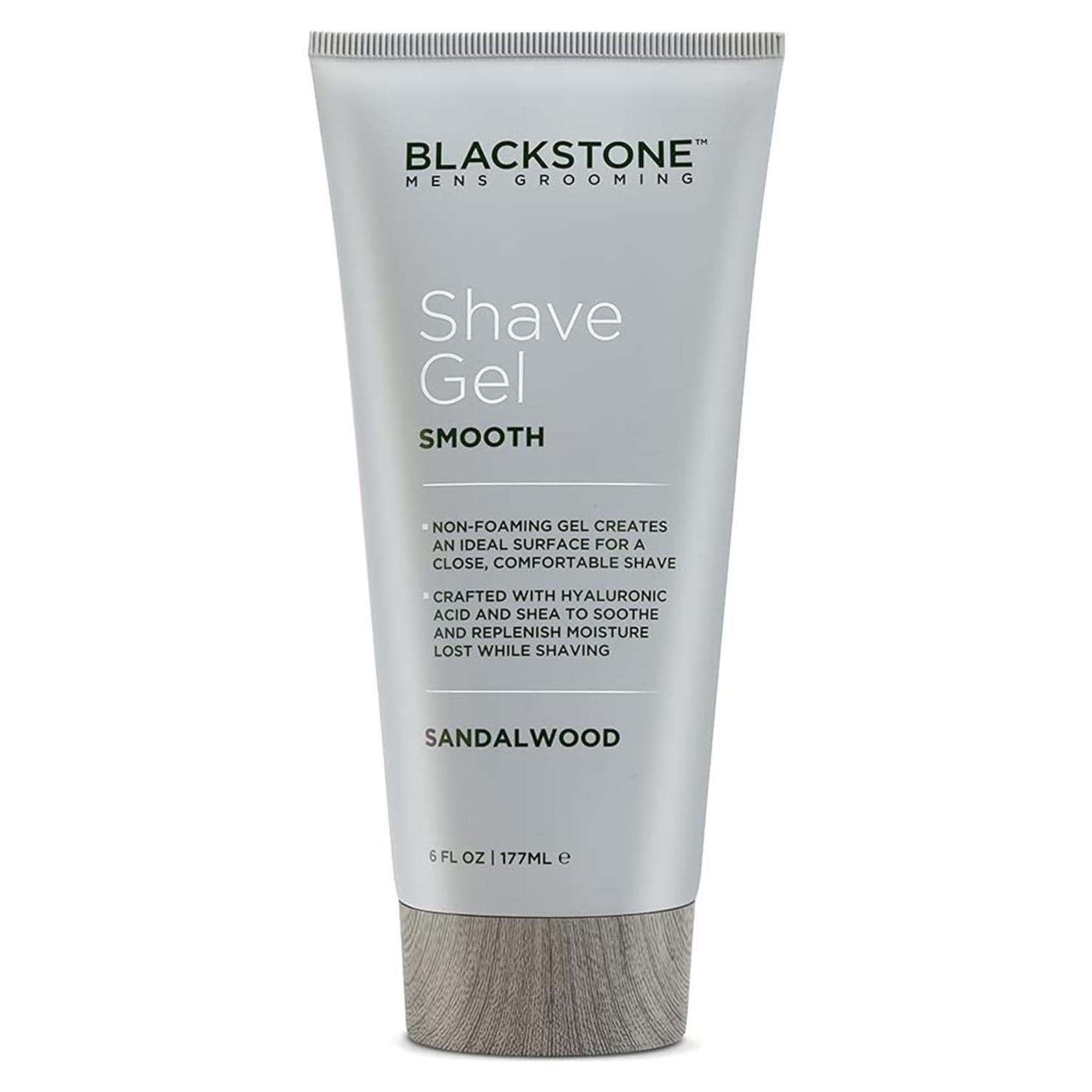 Gel de Afeitado Suave Blackstone 170g - Sin Espuma, Hidrata y Refresca