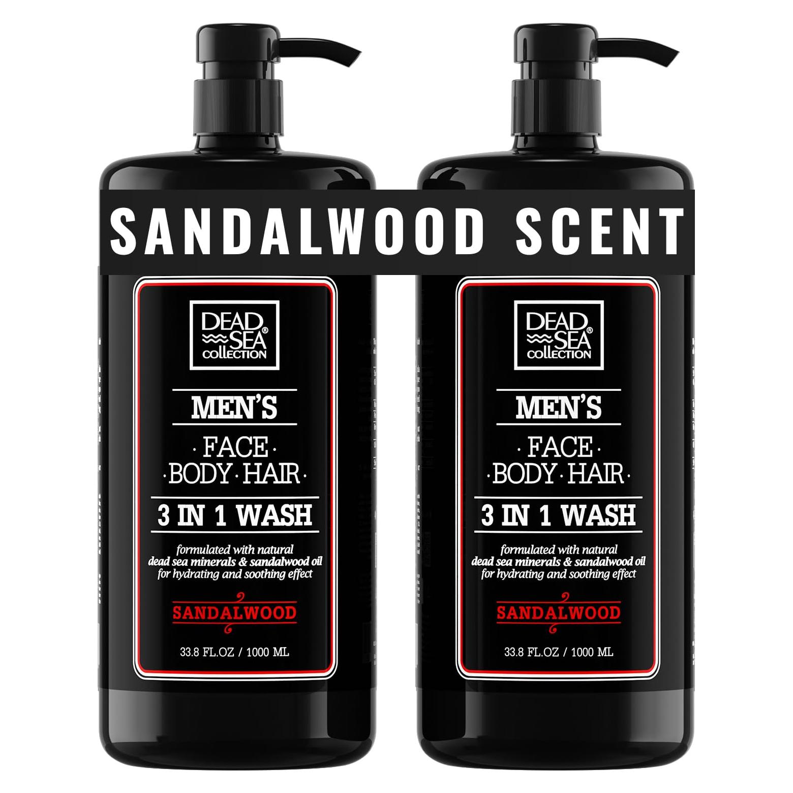 Gel de Ducha 3 en 1 Sándalo Colección del Mar Muerto 2000 ml