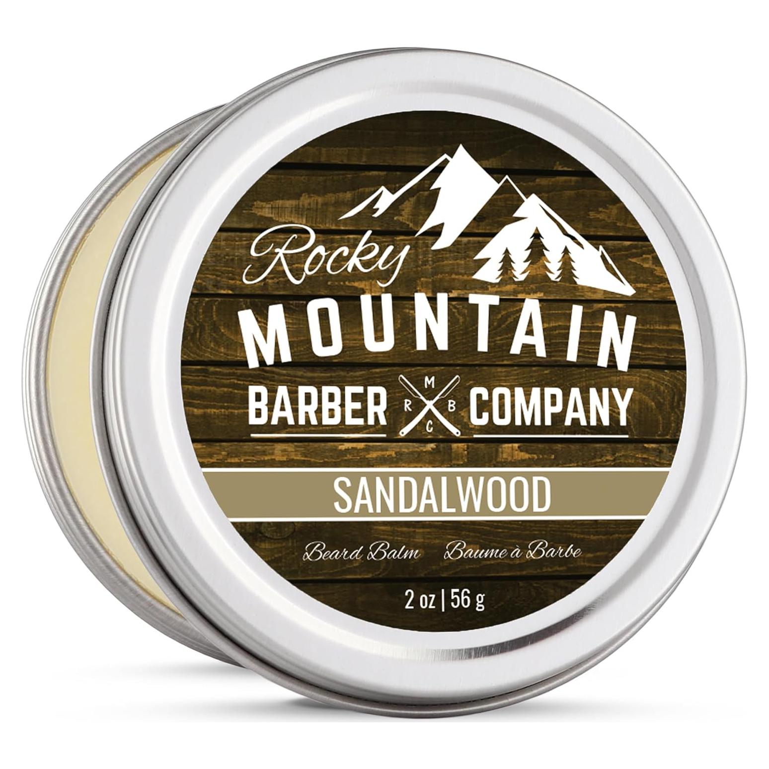 Bálsamo para Barba Rocky Mountain 56g - Aroma a Sándalo
