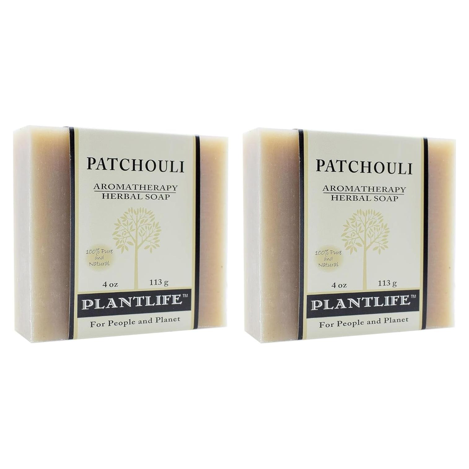 Jabón de Barra Pachulí Plantlife 113g - Hidratante y Calmante