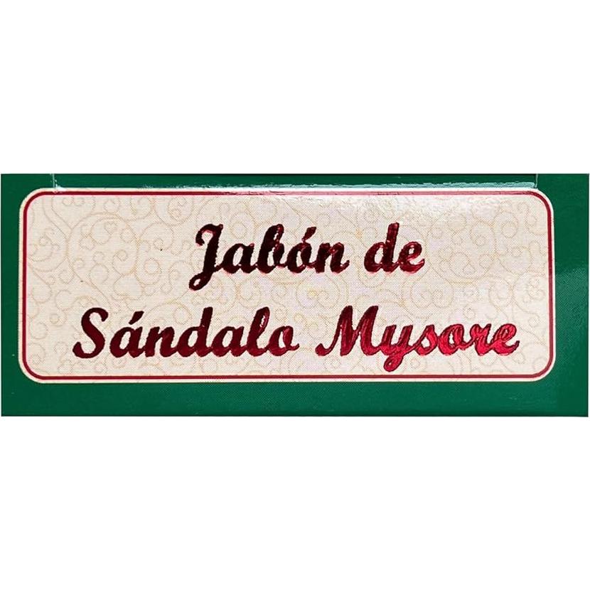 Jabón de Sándalo Mysore Karnataka - Paquete de 4 x 75g