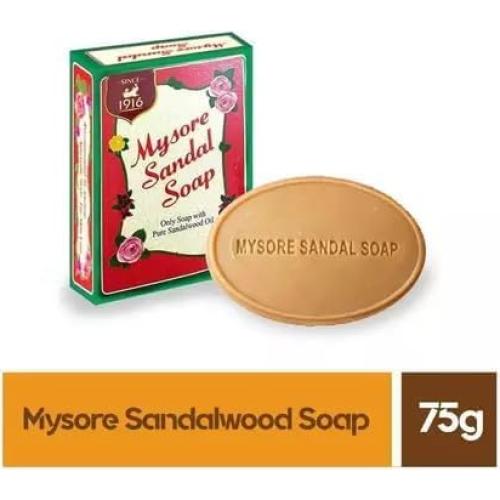 Jabón de Sándalo Mysore Karnataka - Paquete de 4 x 75g