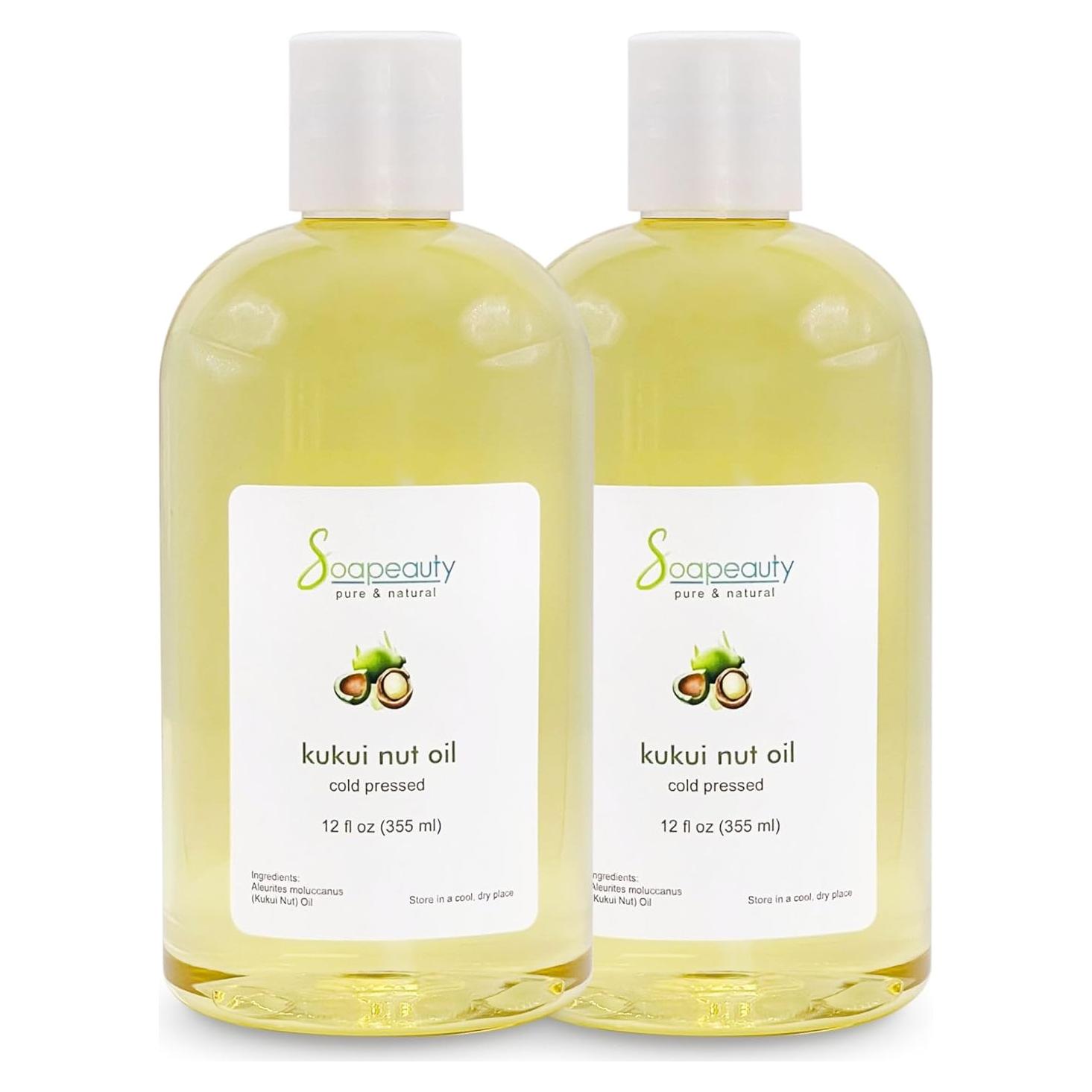 Aceite de Nuez Kukui Soapeauty 100% Puro 710 ml Hidratante