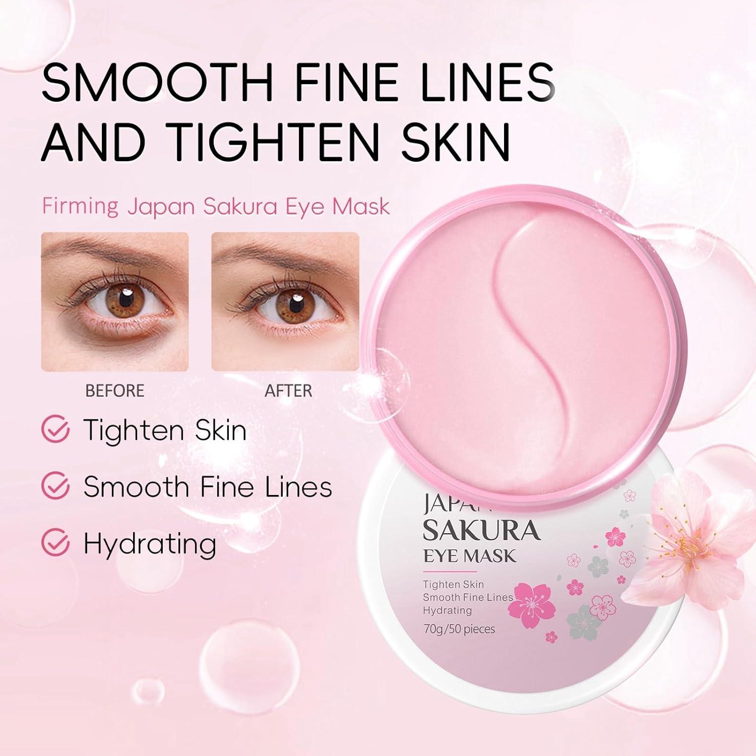 Kit de Cuidado de la Piel Sakura LAIKME - 14 Piezas Hidratantes