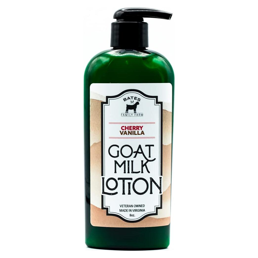 Loción Hidratante de Leche de Cabra Bates 240 ml Vainilla de Cereza