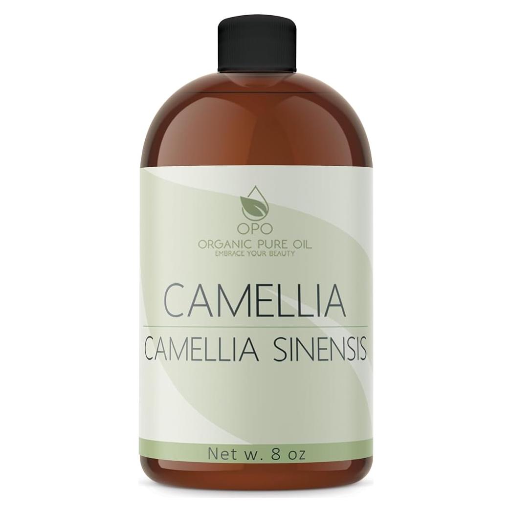 Aceite de Semilla de Camelia Orgánico Puro 226.8 ml - Hidratante