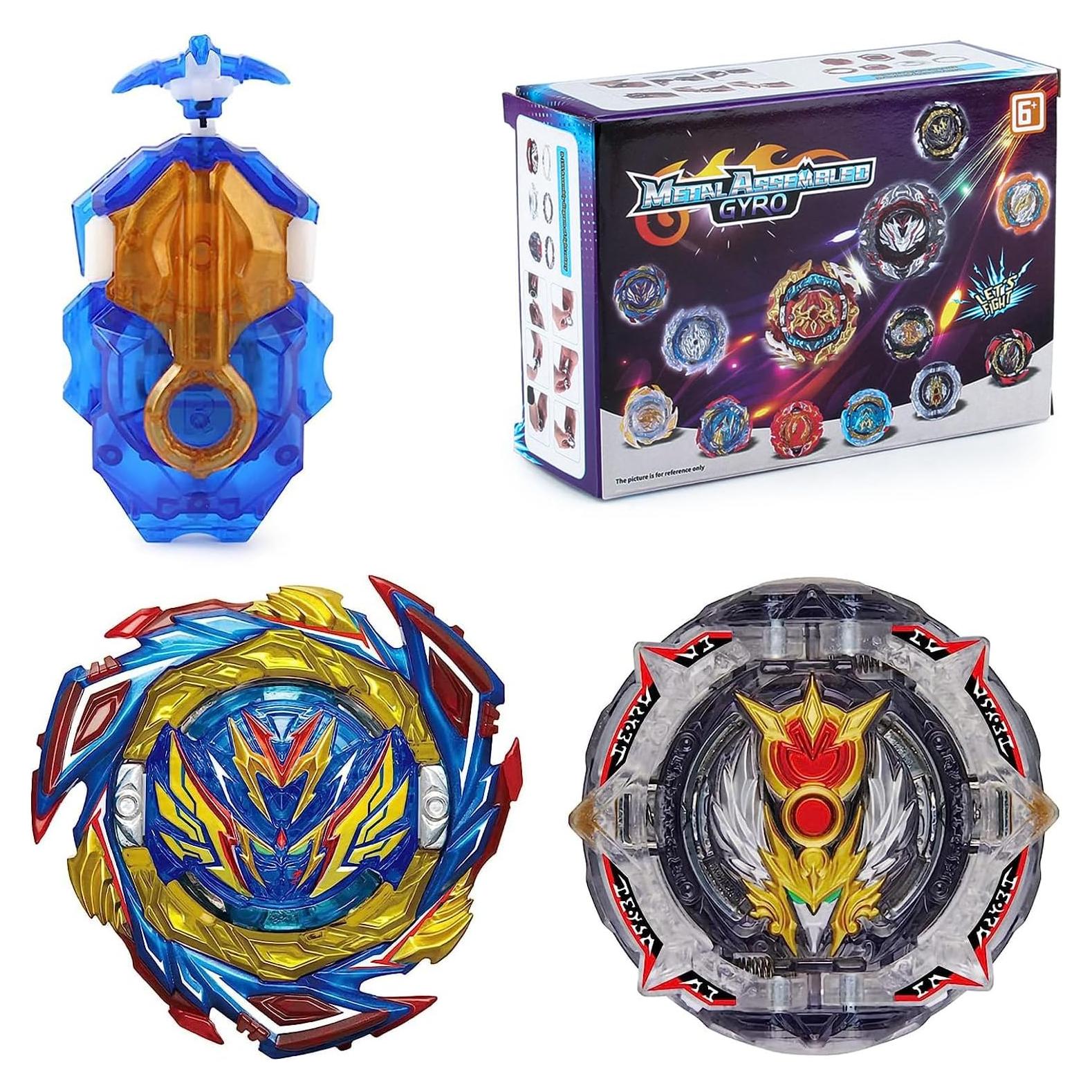 Juego de Trompos de Batalla Hozuumo B-187+B-192 con Lanzadores