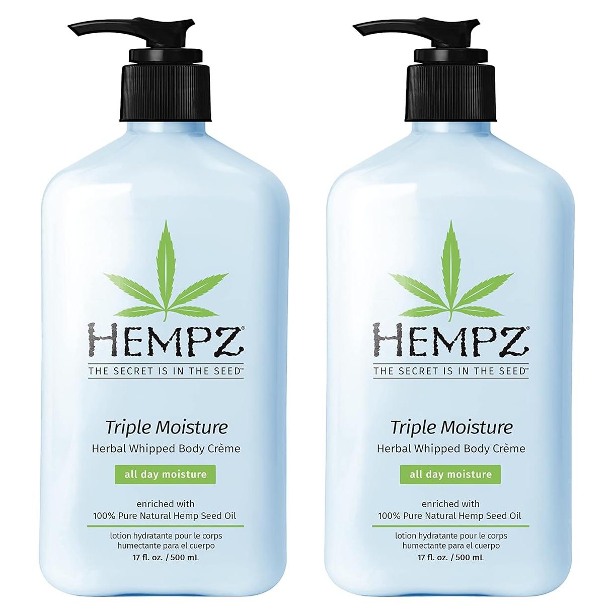 Crema Corporal Batida Herbal Hempz 500 ml - Paquete de 2