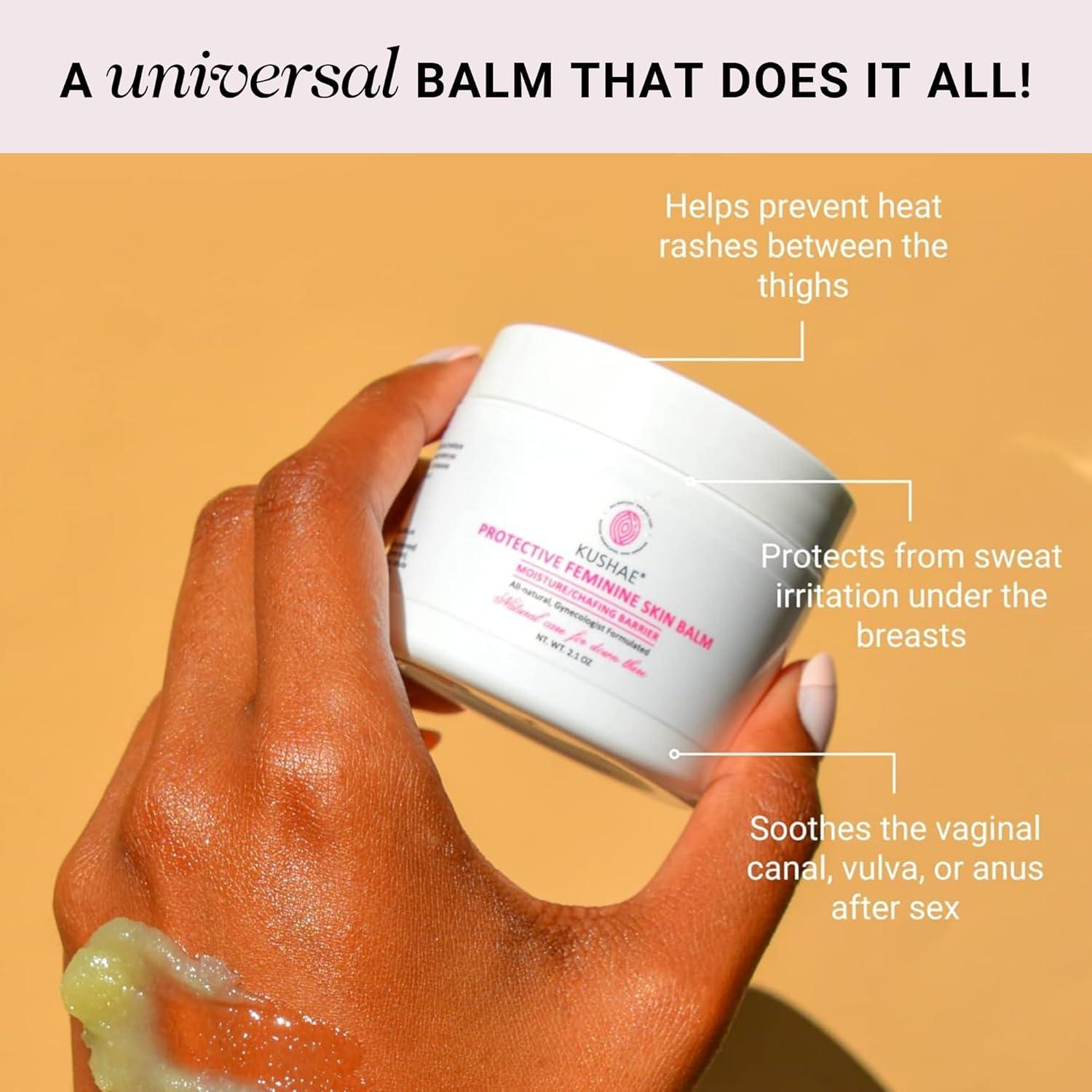 Bálsamo Protector Femenino Kushae 59.5 g - Hidratante Calmante