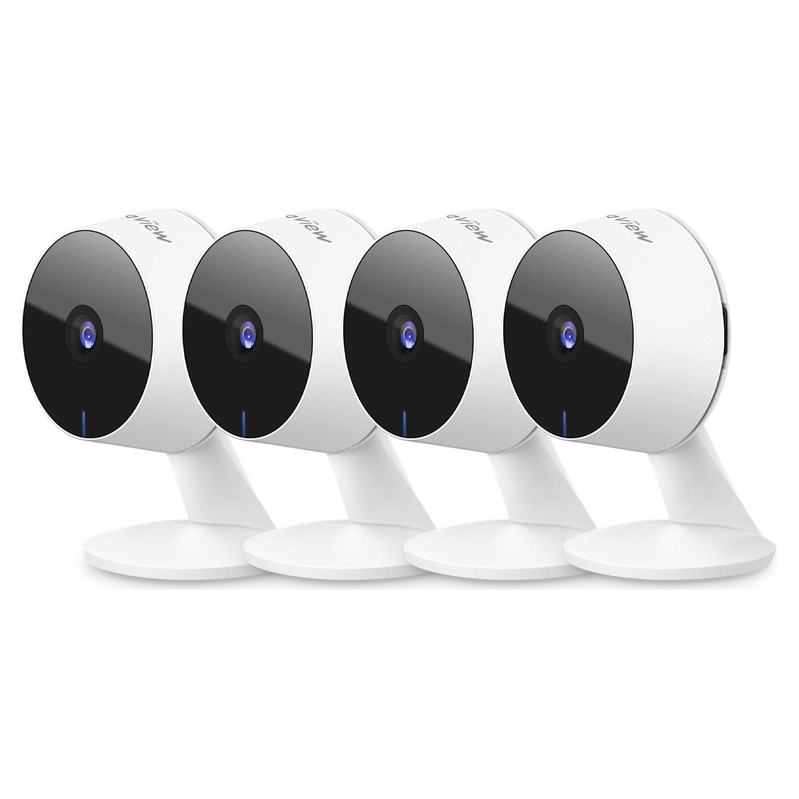 Cámara de Seguridad LaView 4pcs 1080P Wi-Fi Interior