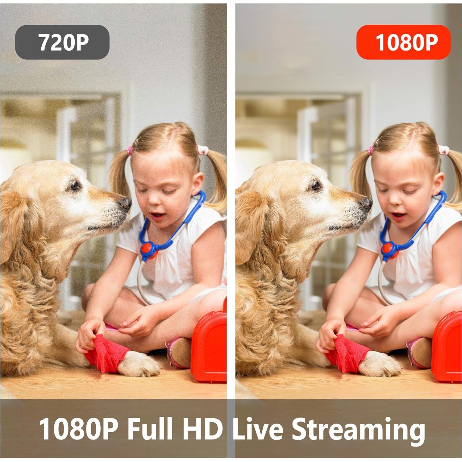 Cámara de Seguridad LaView 4pcs 1080P Wi-Fi Interior