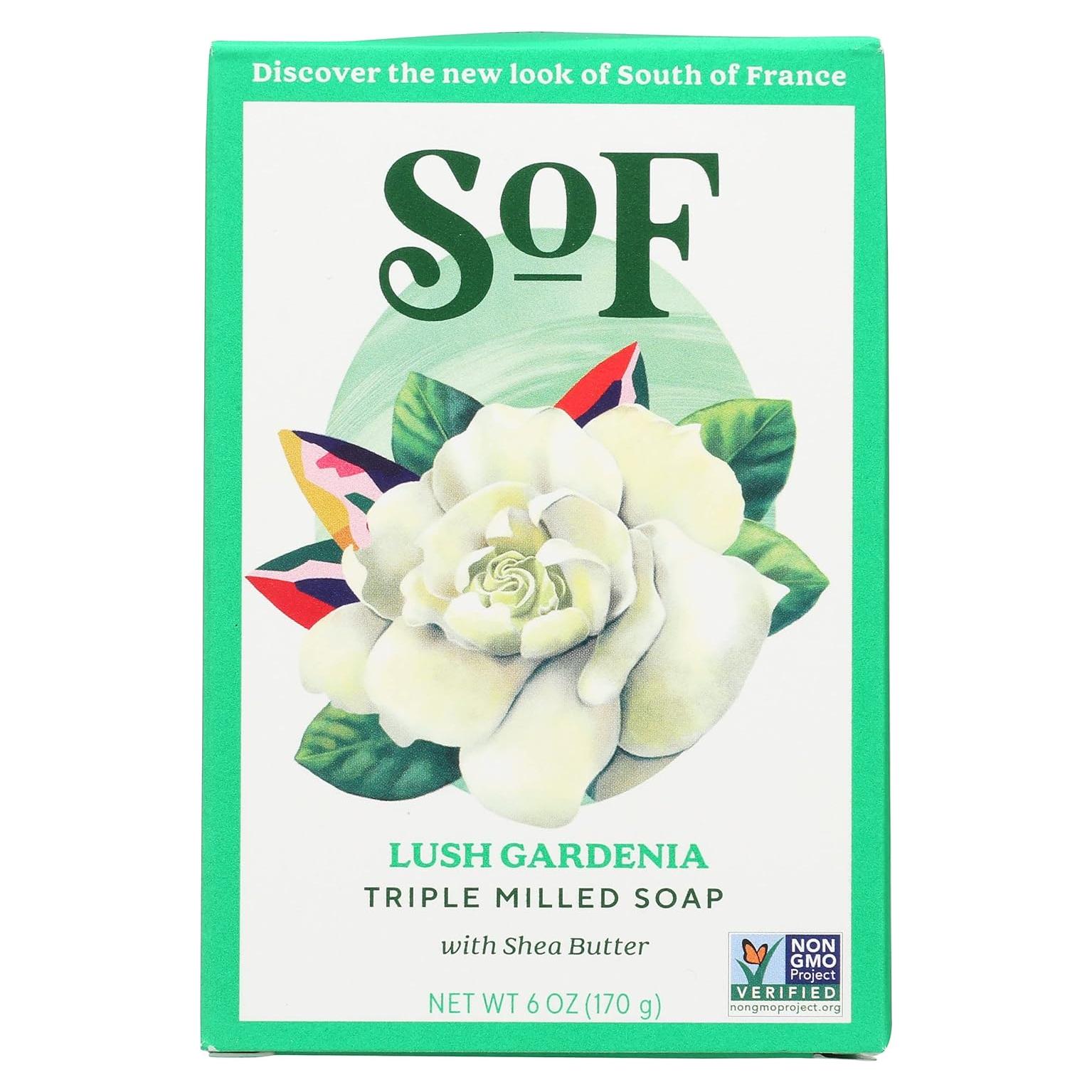 Jabón en Barra Gardenia Lujosa Sur de Francia 3x170g Sin Gluten