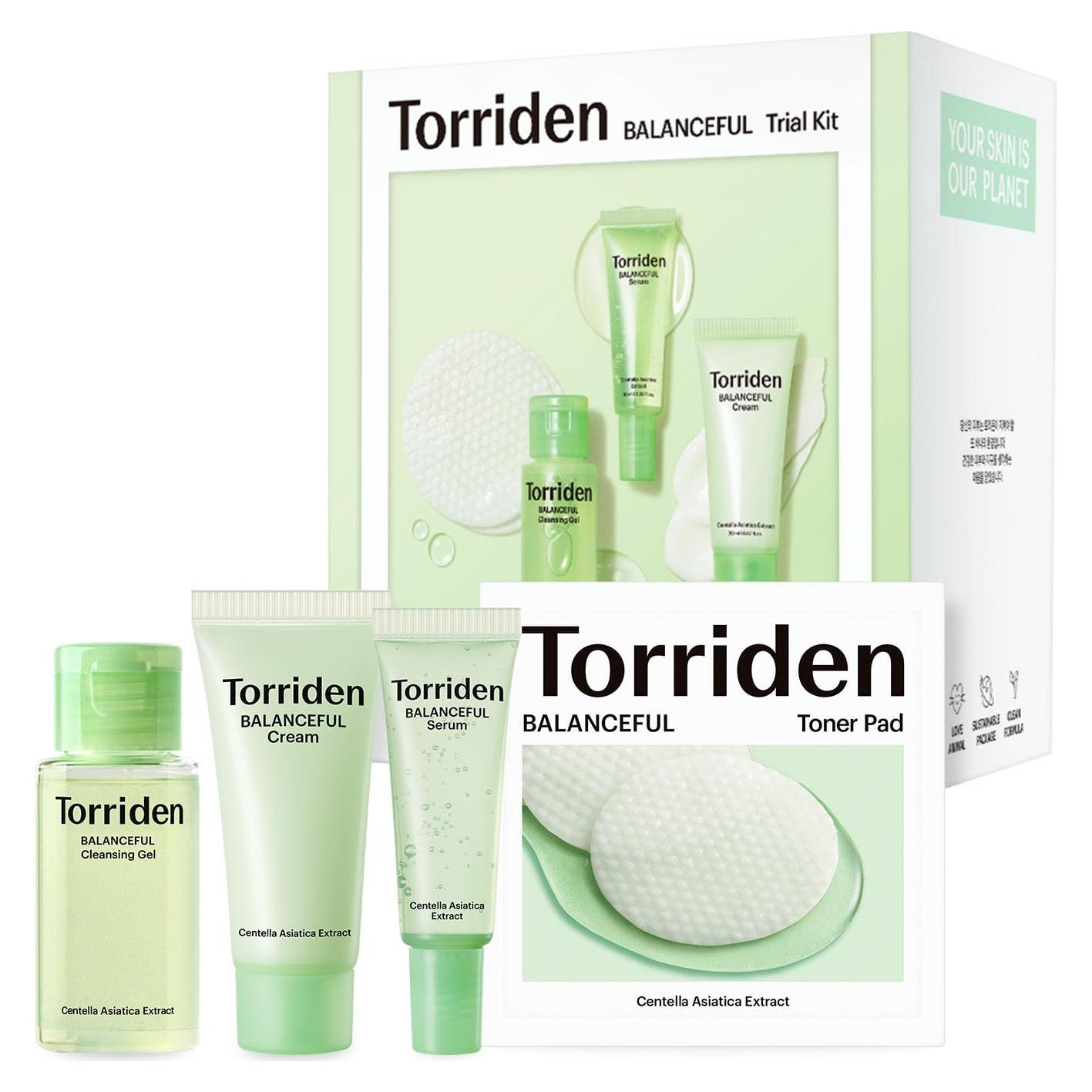 Kit de Cuidado de Piel Torriden Balanceful - 4 Pasos Cica