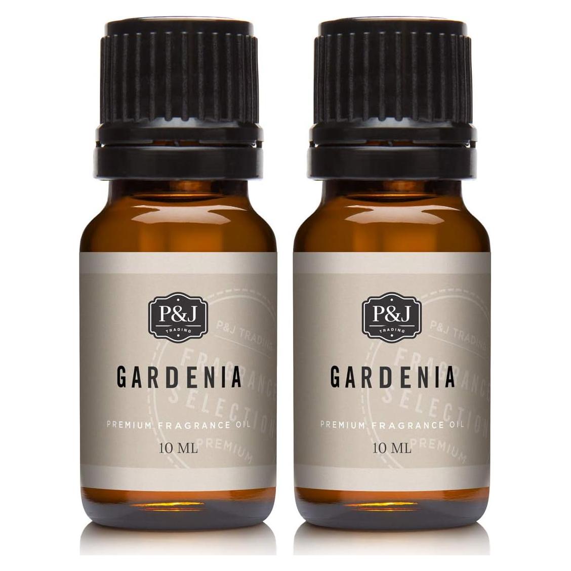 Aceite de fragancia P&J Gardenia 10ml - 2 unidades para velas y jabones