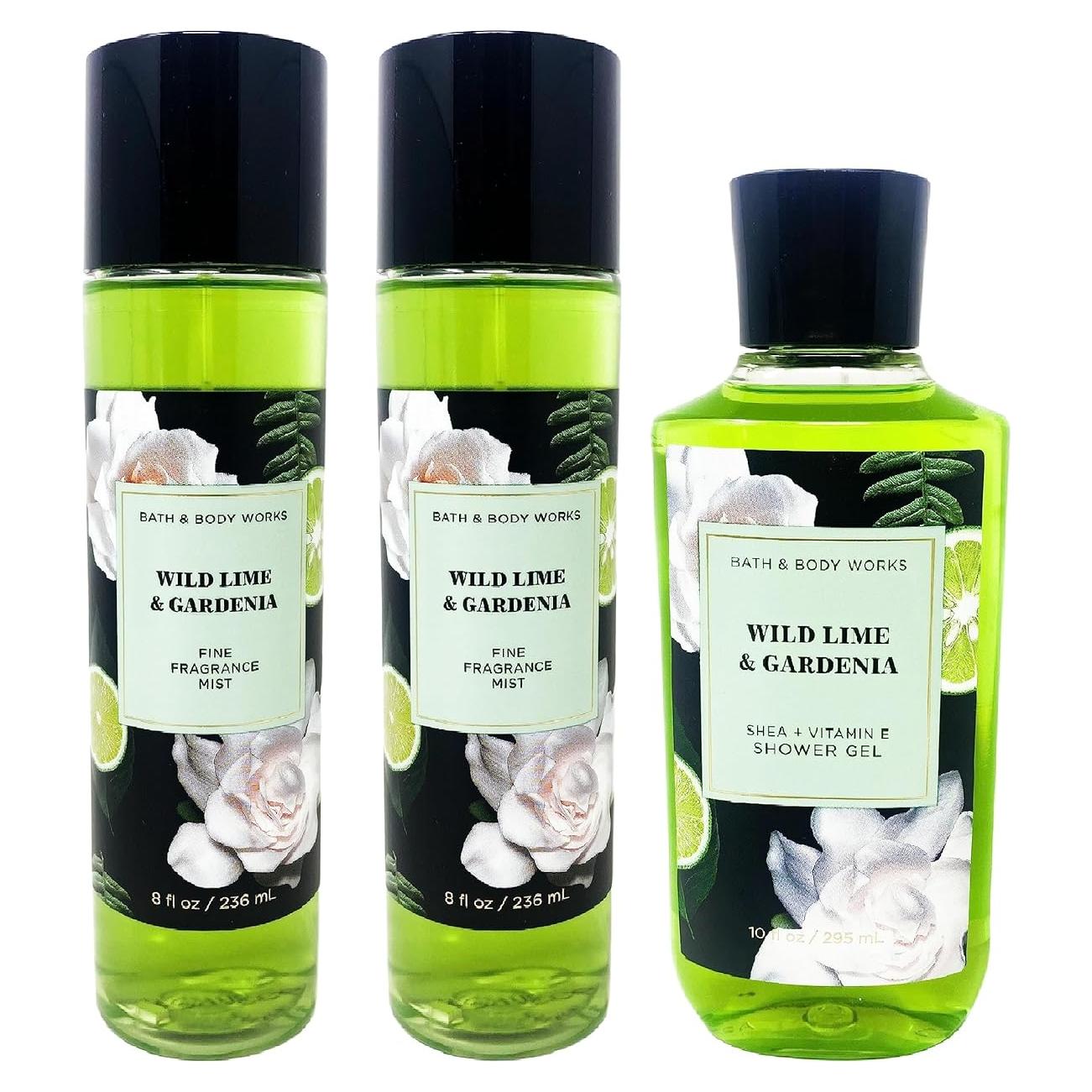 Set de Baño y Cuerpo Lima Salvaje y Gardenia - 3 Piezas