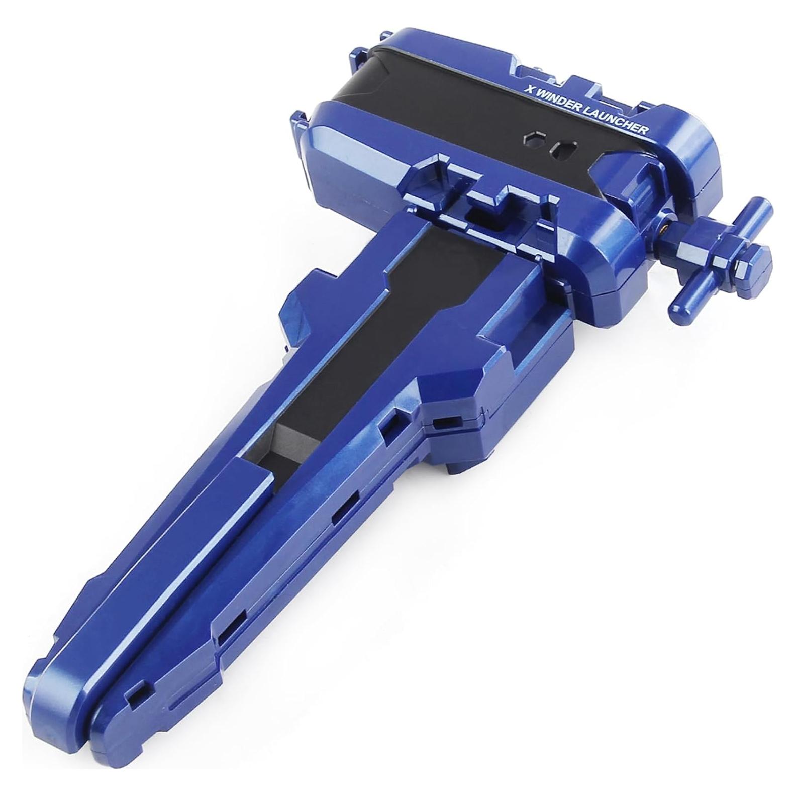 Bey Battling Tops Blade Burst X Launcher and Grip, BX String Launcher Right Spin String Launcher Grip DB Layer System Compatible with BX Bey Burst Series (Blue)
