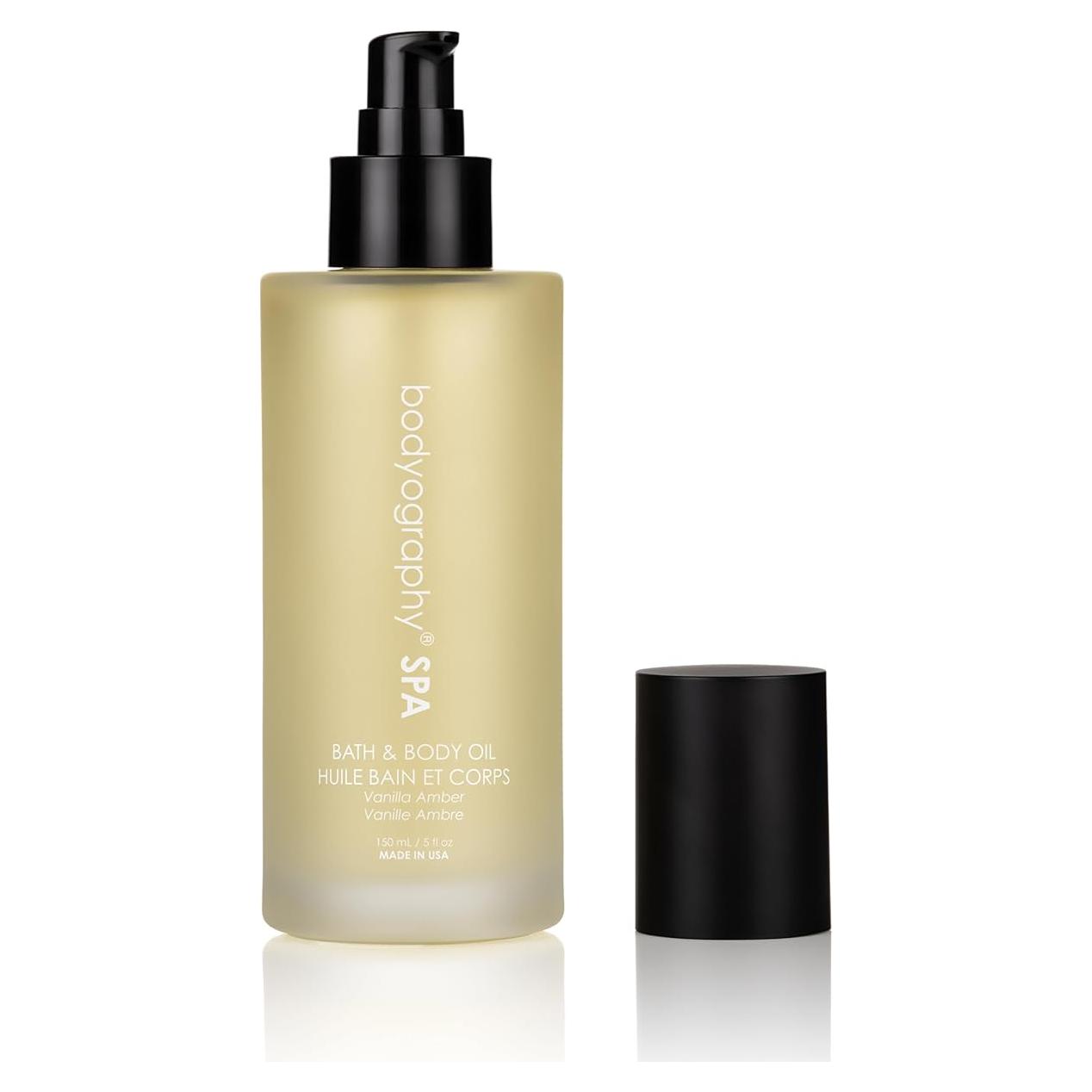 Aceite Corporal y de Baño Bodyography Spa 118 ml - Ámbar de Vainilla