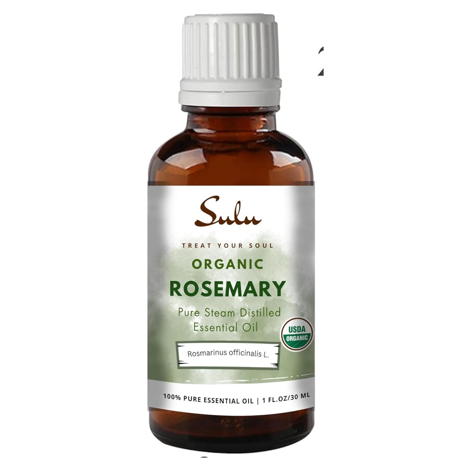 Aceite Esencial Orgánico SULU 100% Puro Romero 29.57 ml