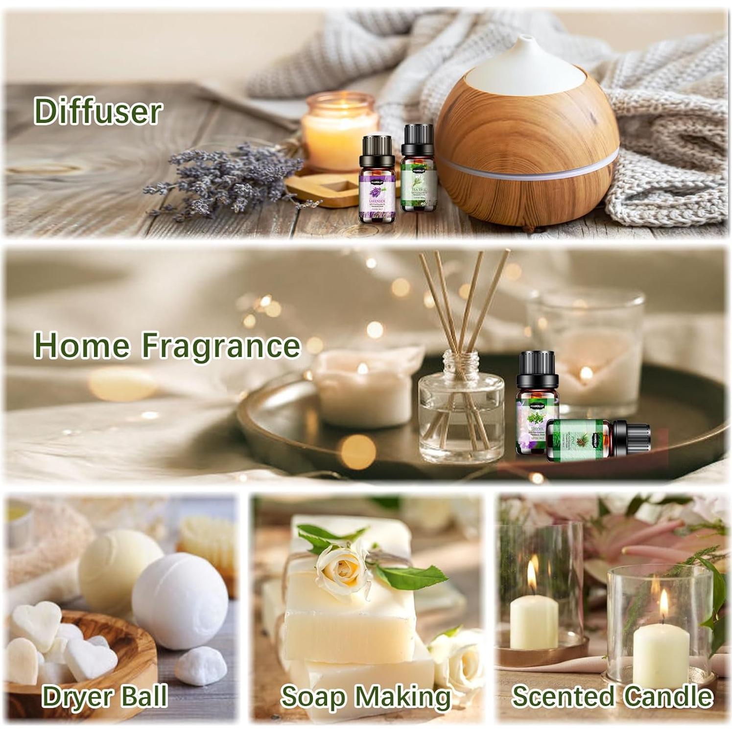 Juego de 32 Aceites Esenciales 5ml - Aromaterapia Hanolly