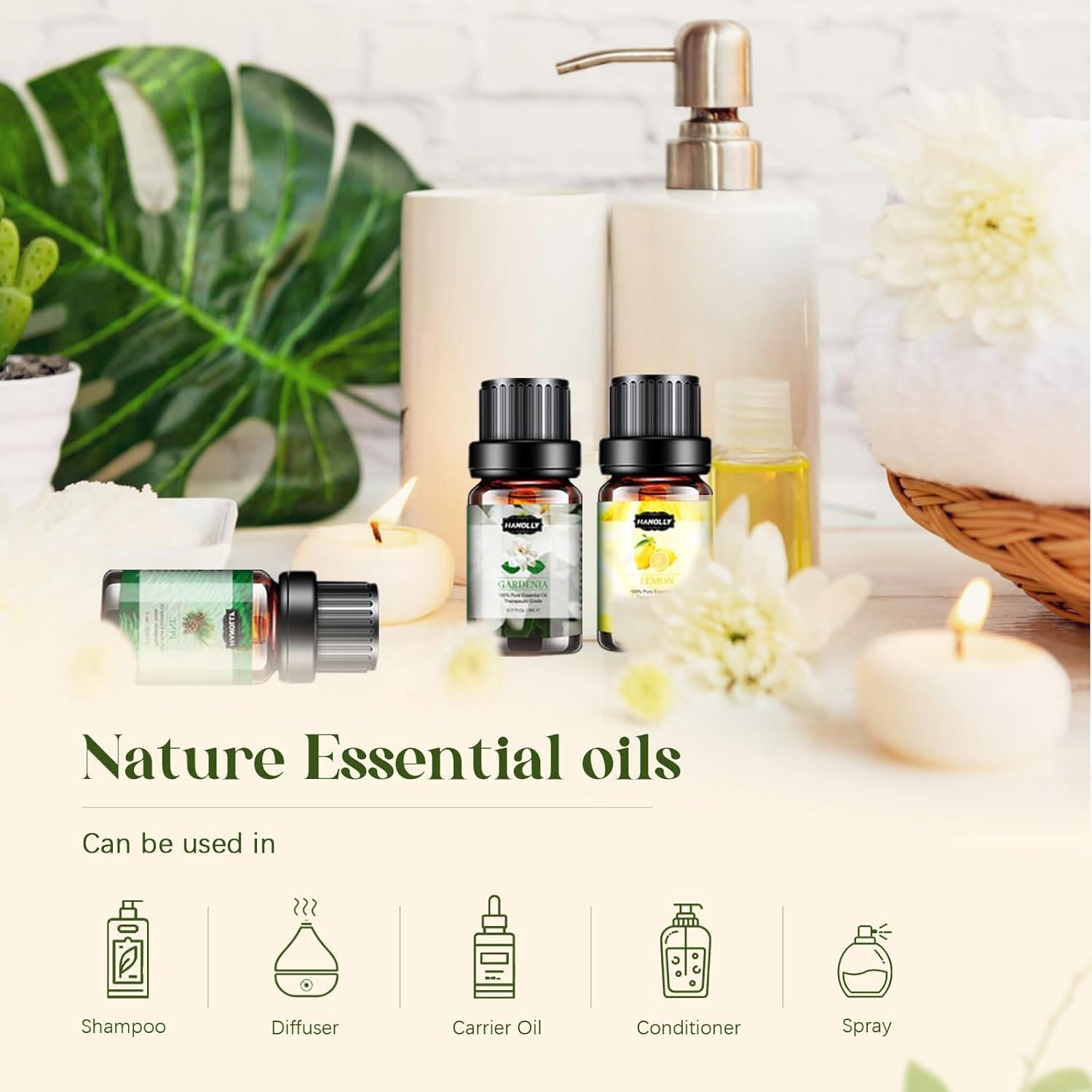 Juego de 32 Aceites Esenciales 5ml - Aromaterapia Hanolly