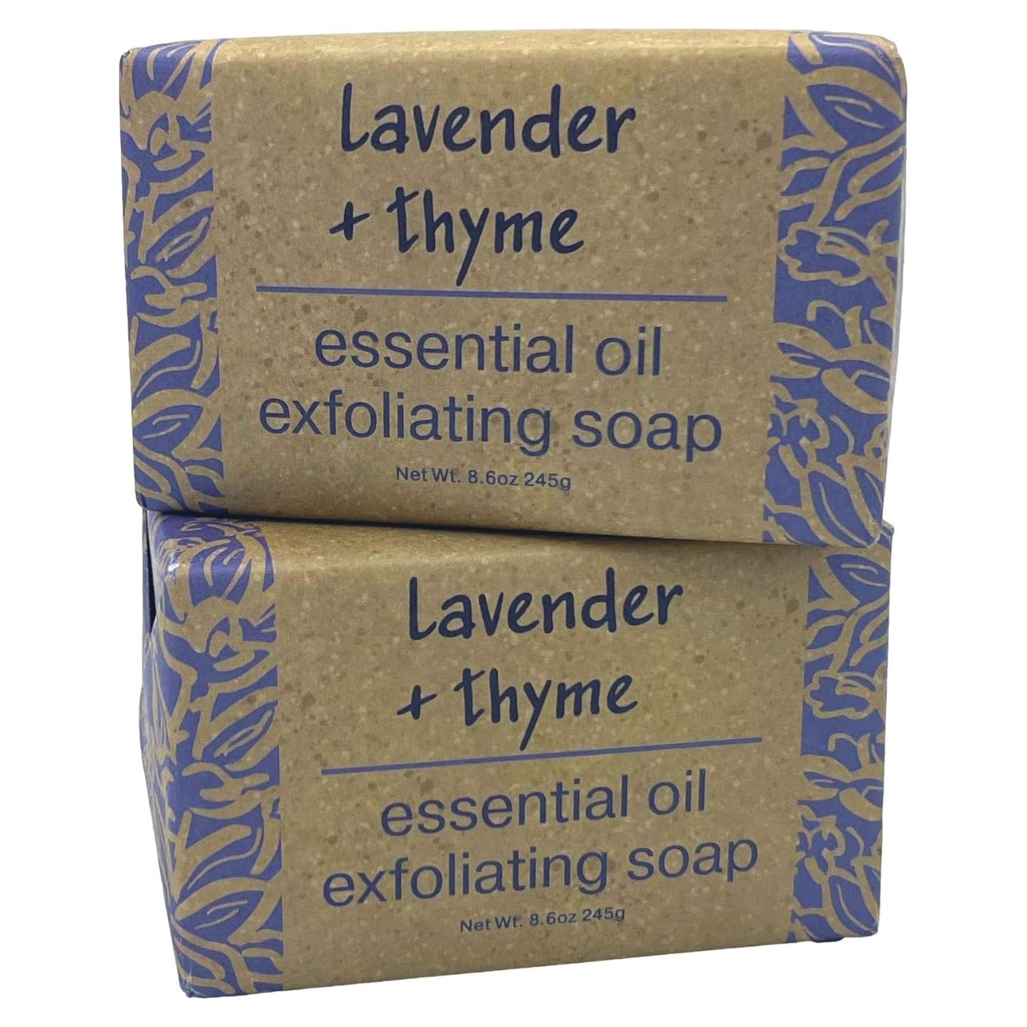 Jabón Exfoliante de Lavanda y Tomillo Greenwich Bay - 2 Piezas 244g